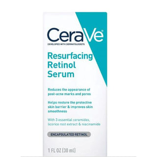 Cerave Resurfacing Retinol Serum with Ceramides and Niacinamide for Blemish-Prone Skin
