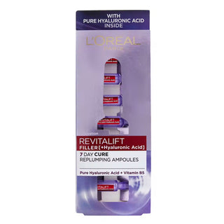 L'Oreal Paris Revitalift Filler Replumping Hyaluronic Acid Ampoules x7