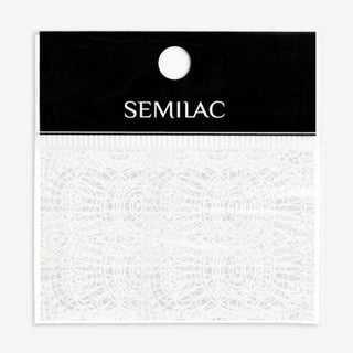 Semilac - White Lace 16 transfer foil