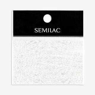 Semilac - White Lace 15 transfer foil