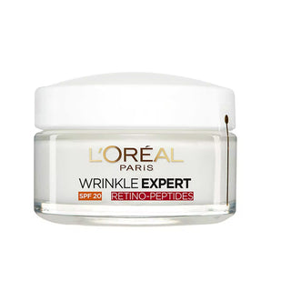 L'Oreal Paris Wrinkle Expert 45+ Retino-Peptides Day Cream SPF20. Skin firming. Skin Smoothing. Eske Beauty