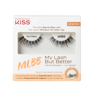 KISS - My Lash But Better (MLBB) 02 No Filter. Re-wearable, contact lens friendly. Eske Beauty
