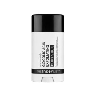 The Inkey List Glycolic Acid Exfoliating Body Stick. Use to reduce the appearance of multiple stubborn body-concerns.  Eske Beauty.