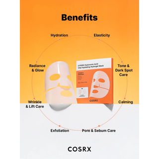 COSRX 5 PDRN Hyaluronic Acid Vital Hydrating Hydrogel Mask - 3's