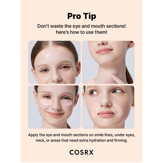 COSRX 5 PDRN Hyaluronic Acid Vital Hydrating Hydrogel Mask - 3's