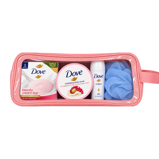 Dove Pomegranate & Shea Butter Pamper Gift Set – Pink Wash Bag