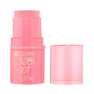 Essence-baby got blush Tickle me pink. Blush stick with creamy texture. Eske Beauty.