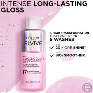 L’Oréal Paris Elvive Glycolic Gloss 5 Minute Lamination Treatment for Dull Hair