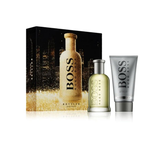 Hugo Boss - 2pc Bottled Grey Gift Set. 50ml Edt spray & 100ml Shower Gel. Eske Beauty