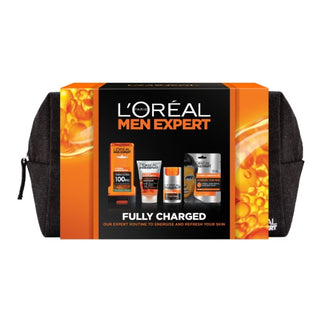 L'Oreal Men Expert Fully Charged Washbag. Refreshing & Energising. Eske Beauty