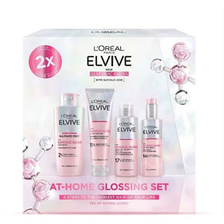 L’Oréal Paris Elvive G;ycolic Gloss at Home. Hair Repair at it's best. Affordable Haircare. Eske Beauty