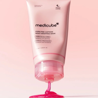 MEDICUBE PDRN Pink Caffeine Overnight Wrapping Mask 75ml