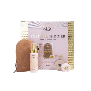 Mrs Glam Snatch & Shimmer Giftset. Get glowy this Christmas with Mrs Glam. Eske Beauty