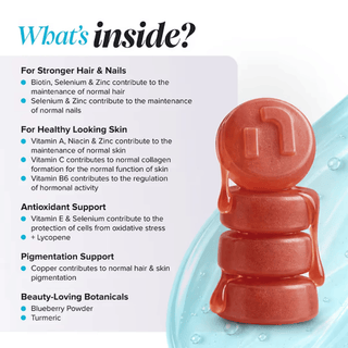 Novomins Hair, Skin & Nail Gummies Gummies