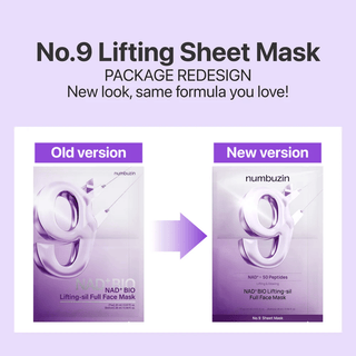 Numbuzin No.9 NAD+ BIO Lifting-sil Full Face Mask