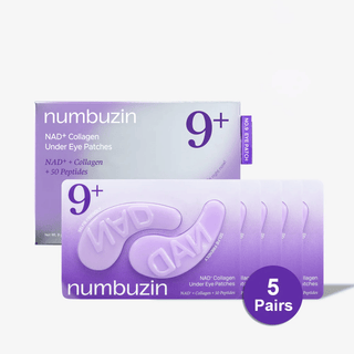 Numbuzin No.9 NAD+ Collagen Under Eye Patches (5 Pairs)