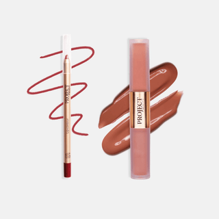 Project Beauty Lip & Gloss KIT – Double Trouble Velvet