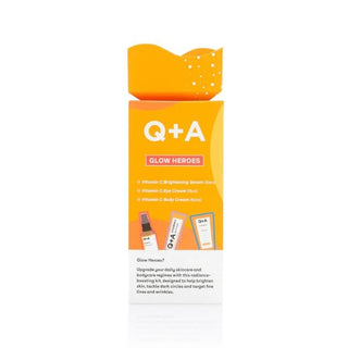 Q + A Glow Heroes Set. Vitamin C Enriched. Eske Beauty