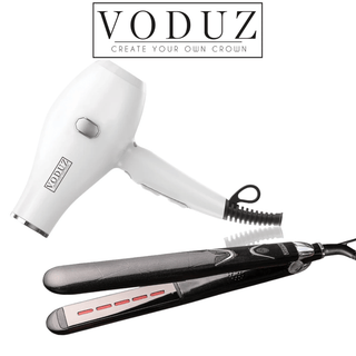Voduz Infrared Tool Bundle - Buy Straightener & Get Hairdryer FREE