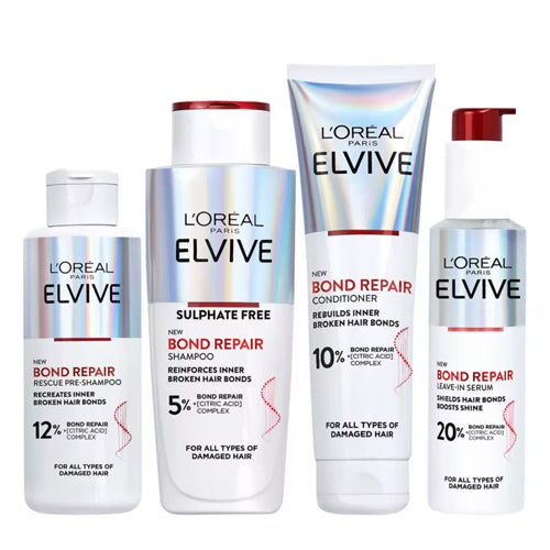 L’Oréal Paris Elvive Bond Repair Full Routine Bundle. Hair Repair at it's best. Affordable Haircare. Eske Beauty
