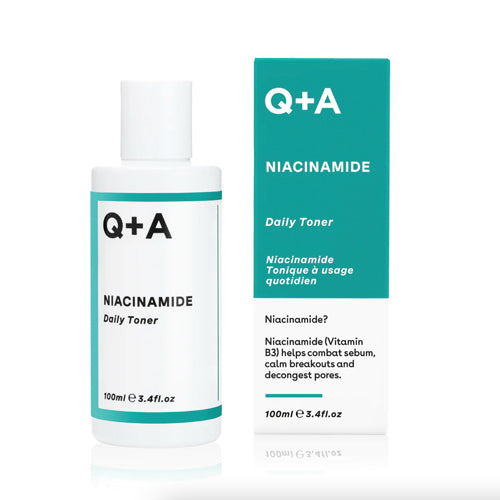 Q+A - Niacinamide Daily Toner. Helps to have healthy and radiant skin. Eske Beauty
