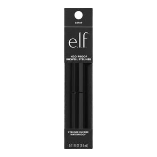 ELF Cosmetics H20 Proof Inkwell Eyeliner. Waterproof liquid liner in an esy to use inkwell format. Eske Beauty. 