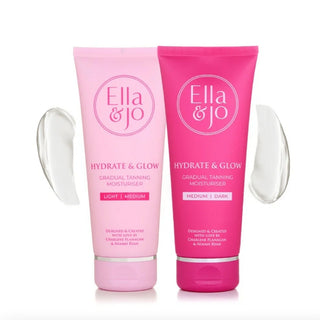 Ella & Jo - Hydrate & Glow - Gradual Moisturiser. With skin loving ingredients. Eske Beauty