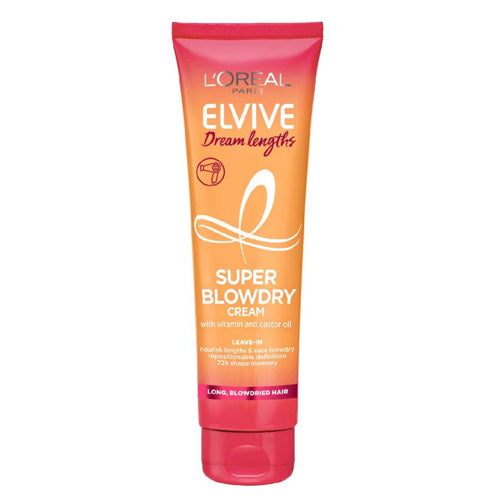 L'Oreal Elvive Dream Lengths Super Blowdry Cream. Heat protection upto 230c. Eske Beauty