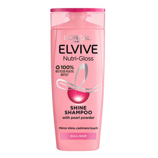 L'Oreal Paris Elvive Nutri Gloss Nutri-Gloss Shine Shampoo 250ml. Reinforces shine and glossiness. Eske Beauty