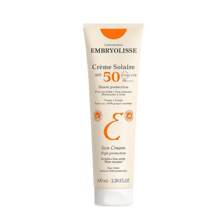 Embryolisse - Sun Cream SPF 50 100ml. Suitable for all skin types. Eske Beauty