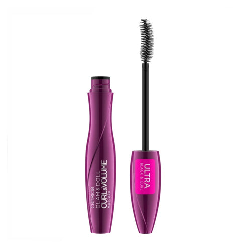 Catrice - Glam & Doll Curl & Volume Mascara - Black. Volume and curl your lashes. Eske Beauty