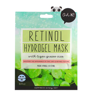 Oh K! - Retinol Hydrogel Sheet Mask. Smoothes appearance of lines and wrinkles. Anti aging. Eske Beauty 