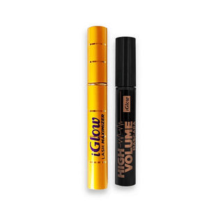 iGlow Lash Maximizer and iGlow High Volume Mascara Brown