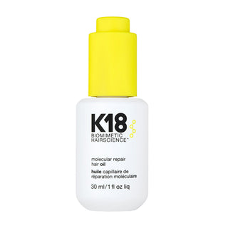 K18 Molecular Repair Hair Oil. A hair oil targets and repairs the internal structure of each strand, leaving hair stronger, healthier, and more resilient. Eske Beauty
