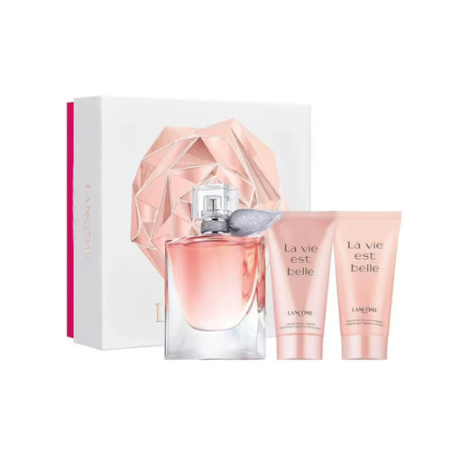 Lancome - La Vie Est Belle 3pc Gift Set. 50ml EDP, 50ml Body lotion, 50ml Shower gel. Eske Beauty