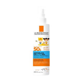 La Roche-Posay Anthelios uvmune 400 Dermo-Pediatrics Invisible Spray SPF50+ Water resistant. Eske Beauty