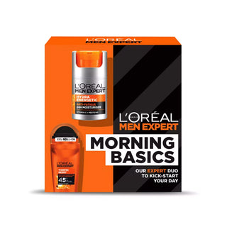 L'Oréal Men Expert Morning Basics Duo Set. Contains vitamin C. Eske Beauty