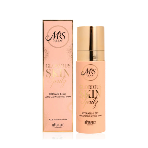 Mrs Glam - Glorious Skin Spritz Setting Spray. Can be used before, during and after applying makeup. Eske Beauty