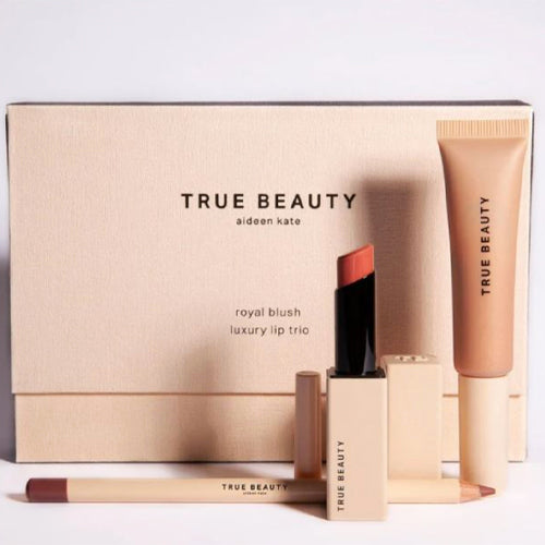 True Beauty by Aideen Kate - Royal Blush Luxury Lip Trio. Gifts under €50. Eske Beauty