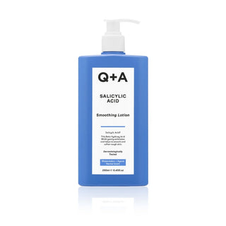 Q+A - Salicylic Acid Body Lotion. Gentle on skin. Smooths and softens. Eske Beauty