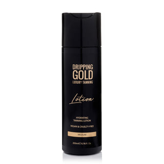 Dripping Gold - Luxury Tanning Lotion. Natural looking tan. Eske Beauty
