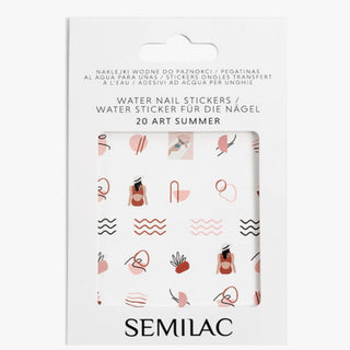 Semilac - No. 20 Nail Stickers - Art Summer. Nail Art Designs. Eske Beauty