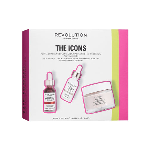 Revolution Skincare The Icons Collection. Vegan and Cruelty Free. Eske Beauty 