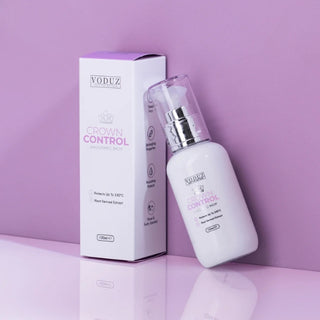 Voduz 'Crown Control' Smoothing Balm. Heat protectant and de-frizzing. Eske Beauty