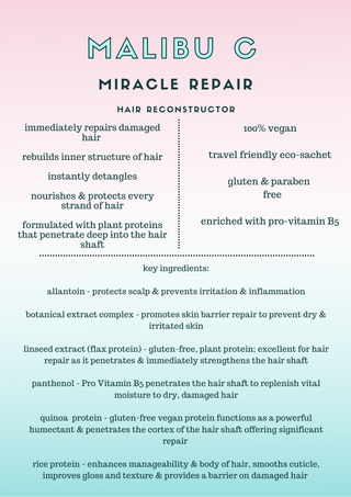 Malibu C Miracle Repair