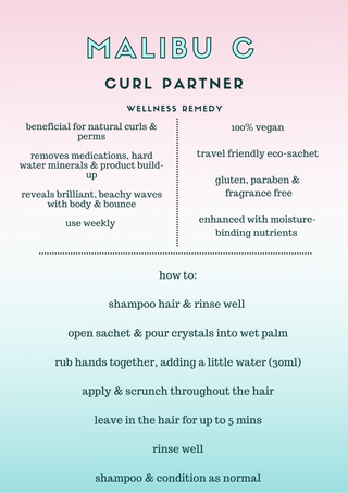 Malibu C Curl Partner Remedy Sachet
