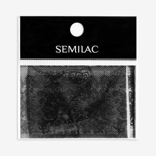 Semilac - 06 Nail Art Transfer Foil Black Lace
