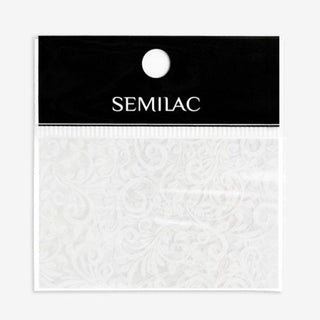 Semilac - White Lace 13 transfer foil