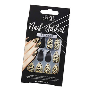 Ardell Nail Addict Premium Nail Set - Leopard Print