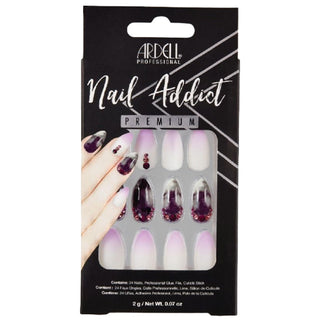 Ardell Nail Addict Premium Nail Set - Marble Purple Ombré